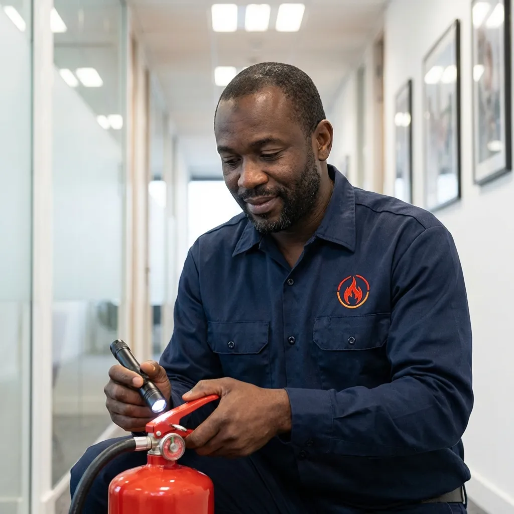 Technicien expert Verifincendie en intervention